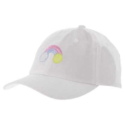 Kids Tennis Camper Hat Pastel Rainbow