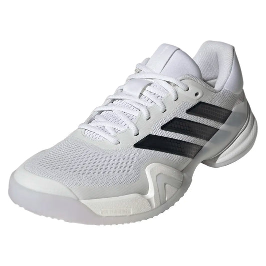 Men's Barricade 14 Tennis Shoes Core White and Black-Footwear-Adidas-KI3438-S26-y-Tennis Express