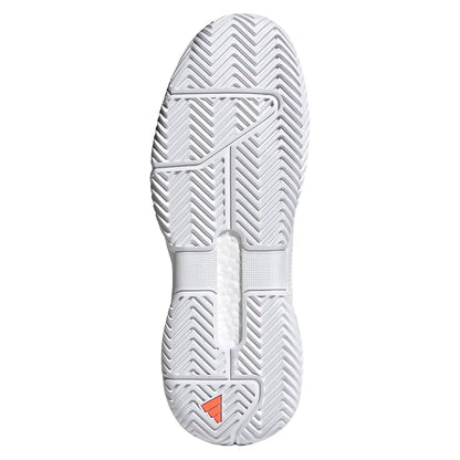 Men's Solematch Control 2 Tennis Shoes Core White and Lucid Orange
