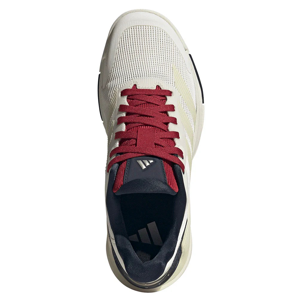 Women's Crazy Quick Padel Shoes Chalk White and Ice Gold Metallic