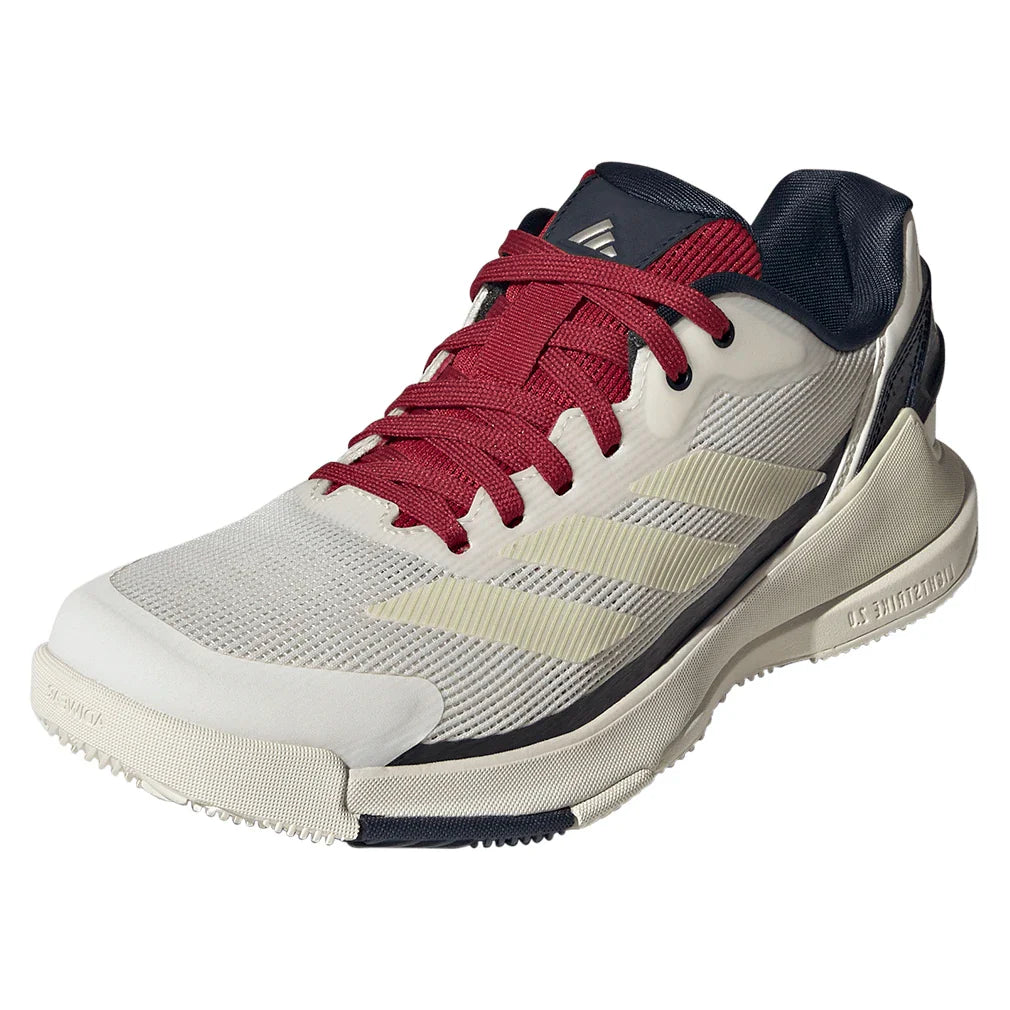 Women's Crazy Quick Padel Shoes Chalk White and Ice Gold Metallic-Footwear-Adidas-KJ3653-S26-y-Tennis Express