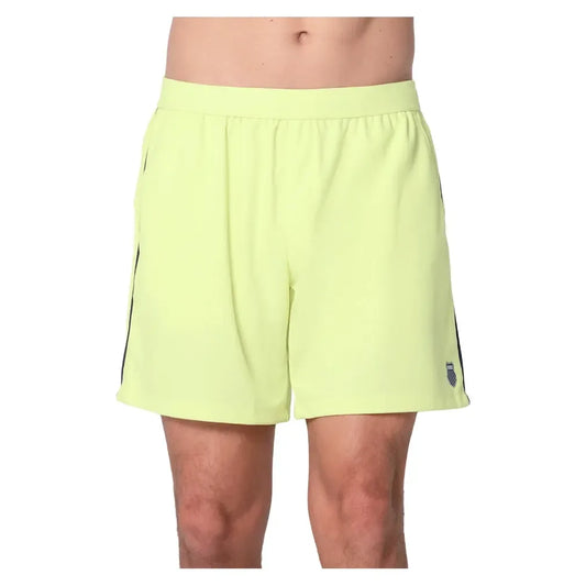 Men's 7 Inch Rival Pique Tennis Short Mojito-Apparel-K-Swiss-KMS23-317F25-Tennis Express