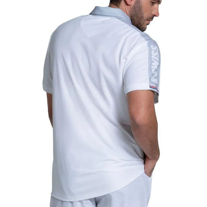 Men's Tradition Short Sleeve Tennis Polo White