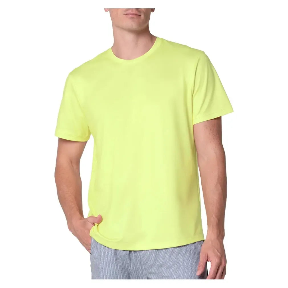 Men's Stellar Short Sleeve Tennis Top Mojito-Apparel-K-Swiss-KMT73-317F25-Tennis Express