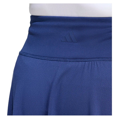 Women's Club Long Tennis Skort Dark Blue