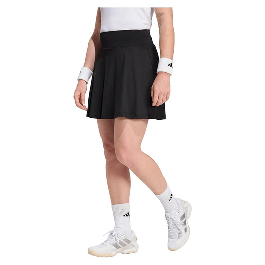 Women's Club Long Tennis Skort Black