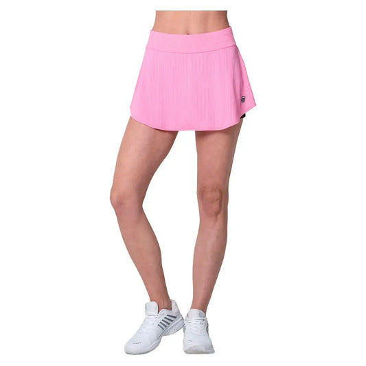 Women's Motion 13.5 Inch Tennis Skort Techno Pink