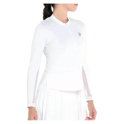 Women's Excel Zip Tennis Long Sleeve