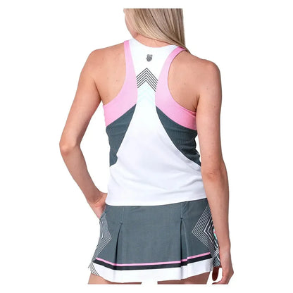 Women's Motion Tennis Tank Techno Pink