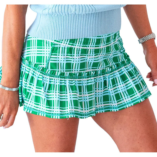 Women's Lawley Tennis Skort Plaid-Apparel-Bubble-LAWP-P_3dcdfa76-f3c2-431d-a809-0fc02fffc923-Tennis Express