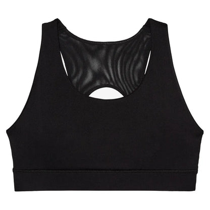 Women's Festival Mesh Back Sports Bra Black-Apparel-Fila-LW411129-001S25-1-Tennis Express