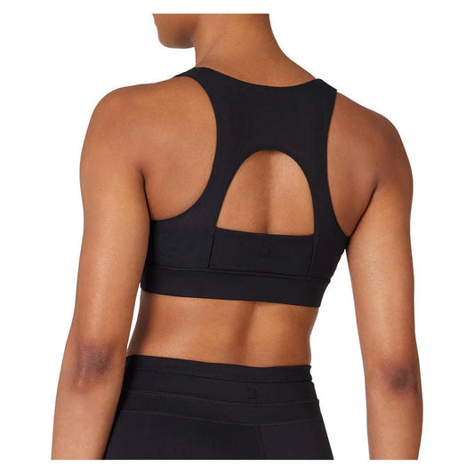 Women's Festival Mesh Back Sports Bra Black