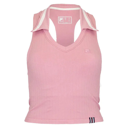 Women's Challenger Seamless Tennis Polo Tank-Apparel-Fila-LW43F005-500S25-500-1-1-[Sku]-Tennis Express