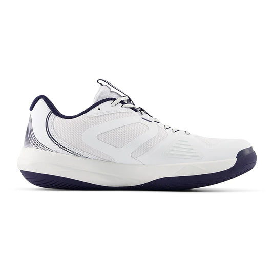 Men's FuelCell 796v5 2E Width Tennis Shoes NB 103 White and Team Navy