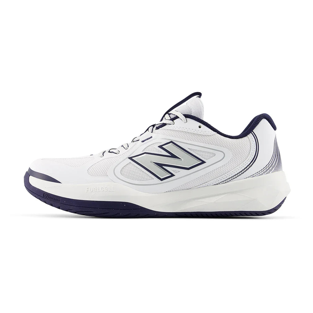 Men's FuelCell 796v5 D Width Tennis Shoes NB 103 White and Team Navy