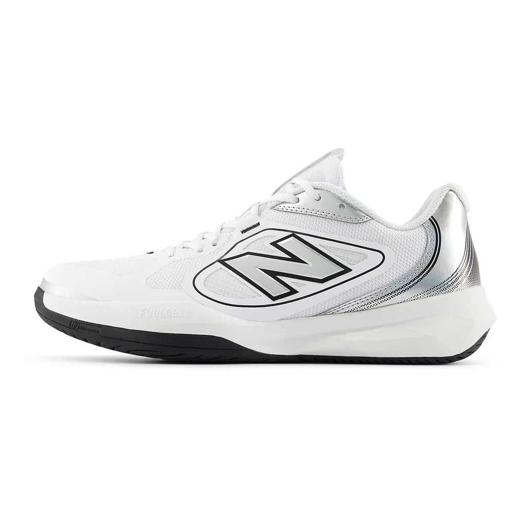Men's FuelCell 796v5 4E Width Tennis Shoes White and Black