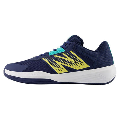 Men's 696v6 D Width Tennis Shoes White and Clementine