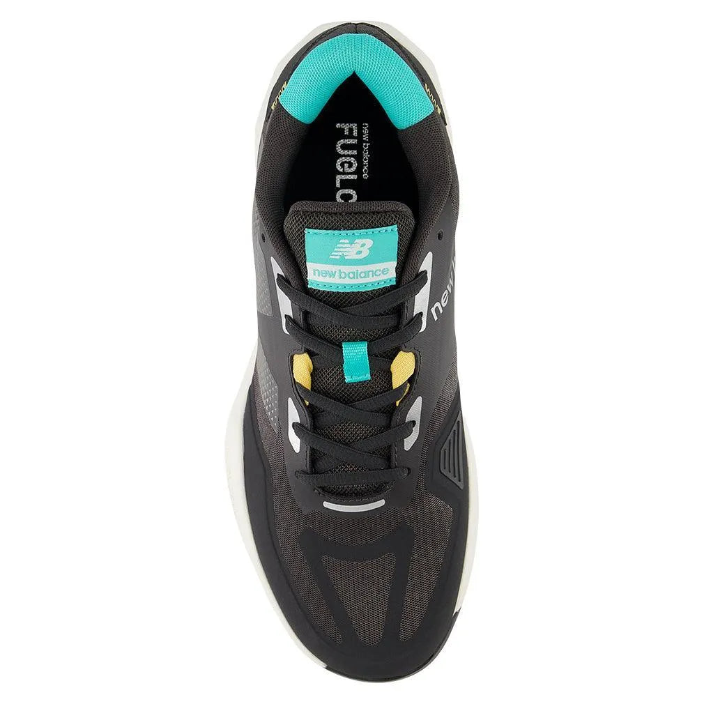 Men's FuelCell 796v4 D Width Tennis Shoes Black Cement and Cyber Jade