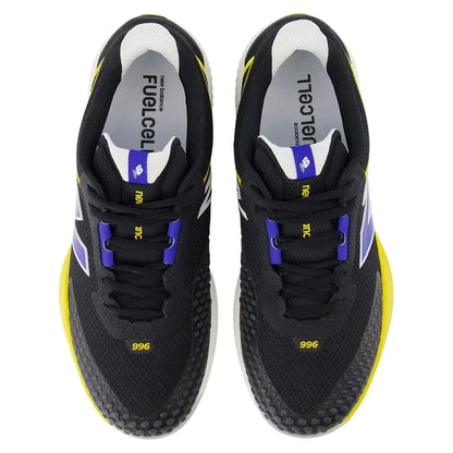 Men's FuelCell 996v6 D Width Tennis Shoes Black and Blue Gemstone