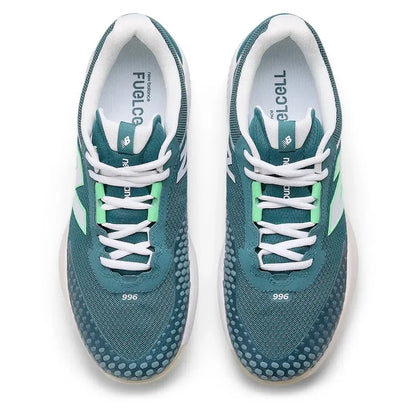 Men's FuelCell 996v6 D Width Tennis Shoes New Spruce and White