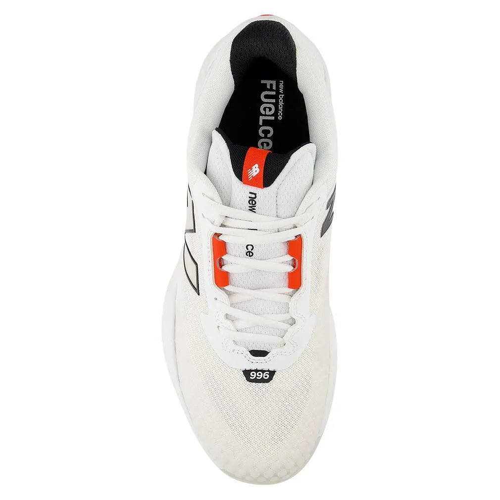 Men's FuelCell 996v6 2E Width Tennis Shoes White and Black