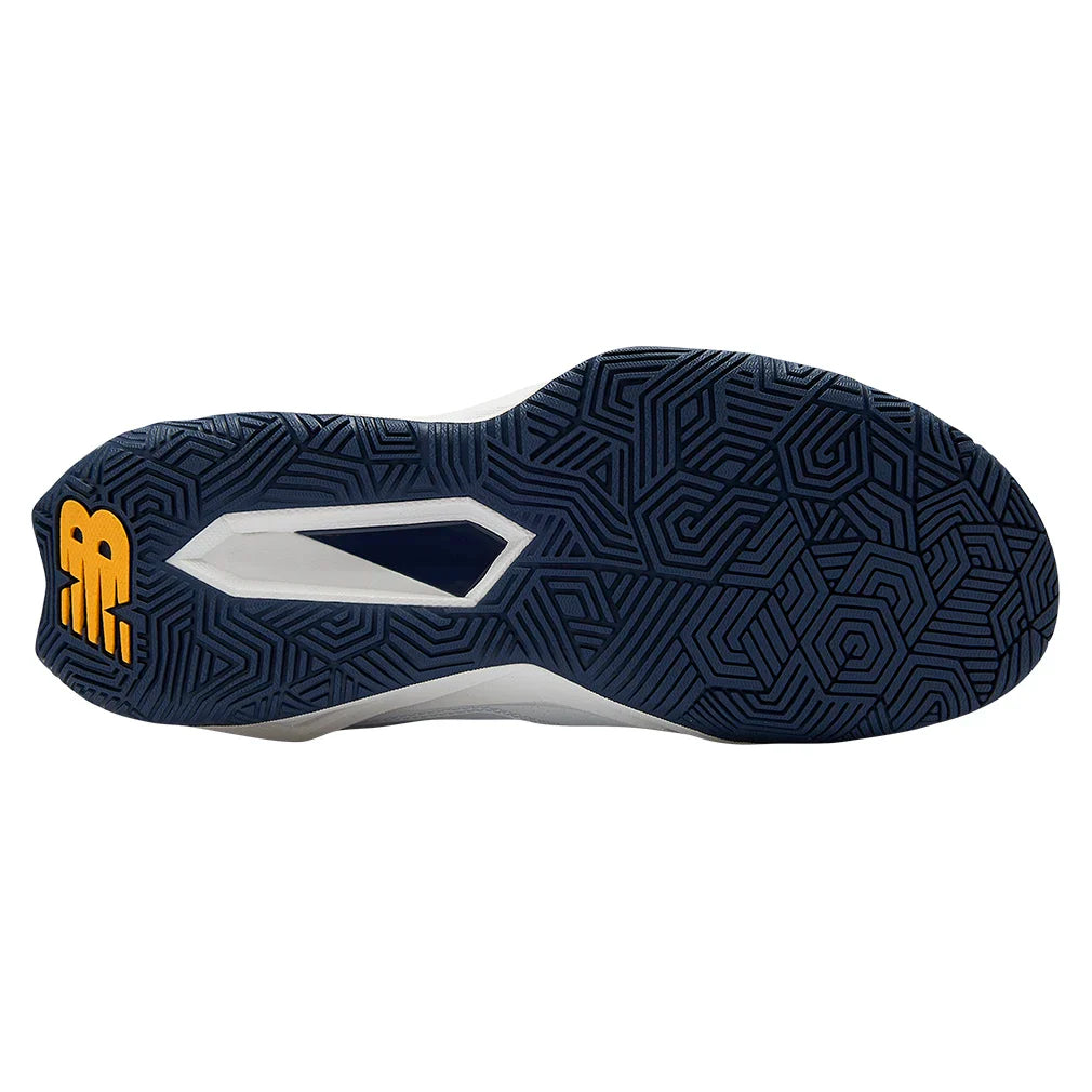 Men's Delray 2E Width Tennis Shoes Apollo Gold and Boysenberry