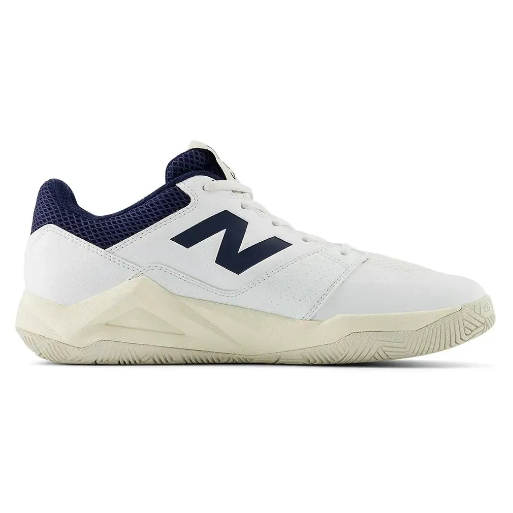 Men's FuelCell Delray D Width Tennis Shoes White and Navy