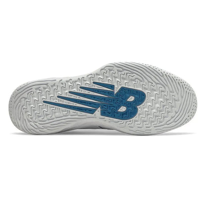 Men's Fresh Foam Lav V2 D Width Tennis Shoes White and Laser Blue