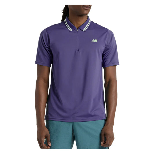 Men's Tournament Tennis Polo-Apparel-New Balance-MT41402-S26-ABZ1-1-[Sku]-Tennis Express