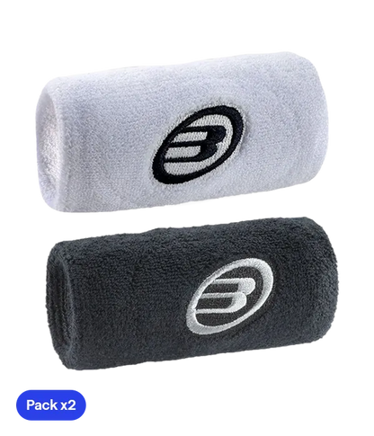 Wristbands Bullpadel BPMU254 Blanco/Negro 2025