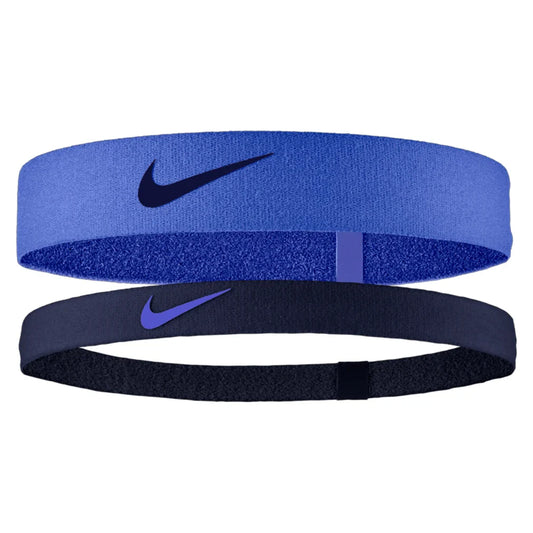 Unisex Flex Training Headband 2 Pack Sapphire and Midnight Navy-Accessories-Nike-N1009191-524-1-706945Tennis Express