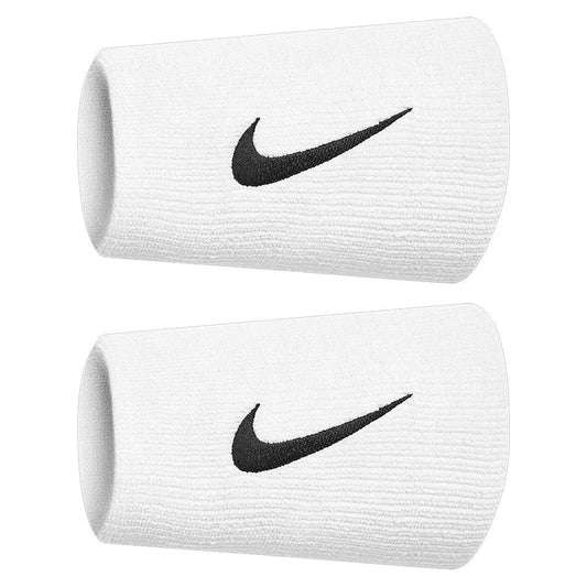 Premier Doublewide Tennis Wristbands 2 Pack White and Black-Accessories-Nike-NNN51-101H24-1-1-[Sku]-Tennis Express
