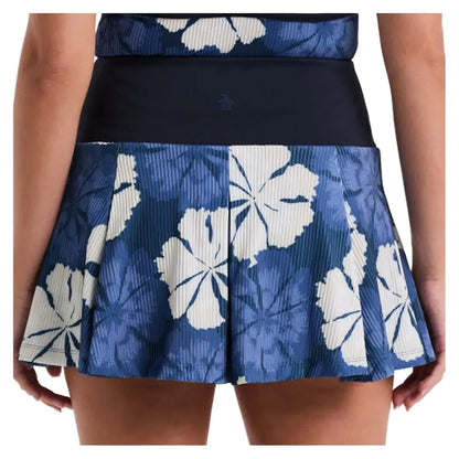 Women's Fuji Floral Jacquard Tennis Skort Black Iris