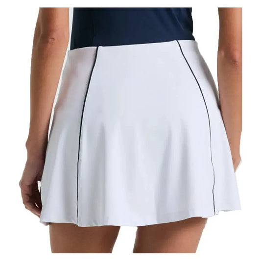 Women's Essentials Colorblock Flounce 15 Inch Tennis Skort Bright White