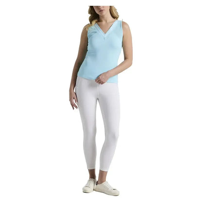 Women's Colorblock Tennis Tank with Mesh Castaway