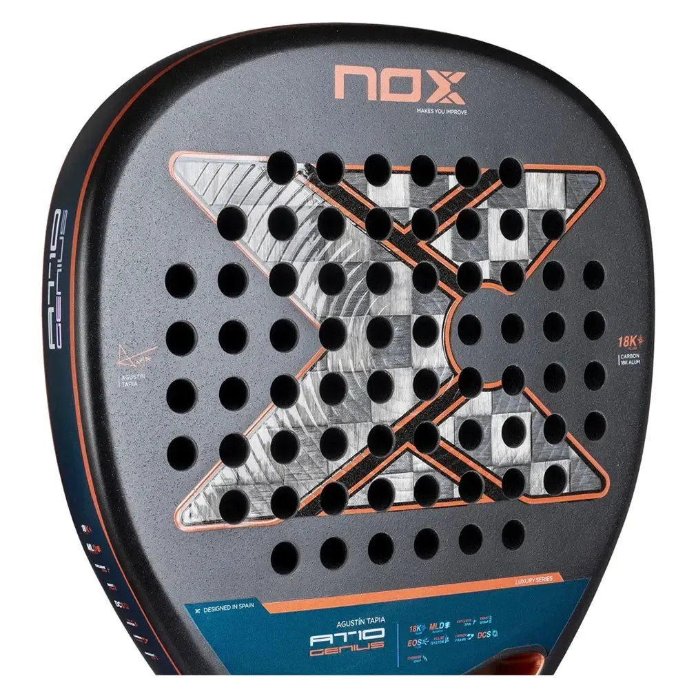 AT10 Genius Attack 18k Alum Padel Racquet