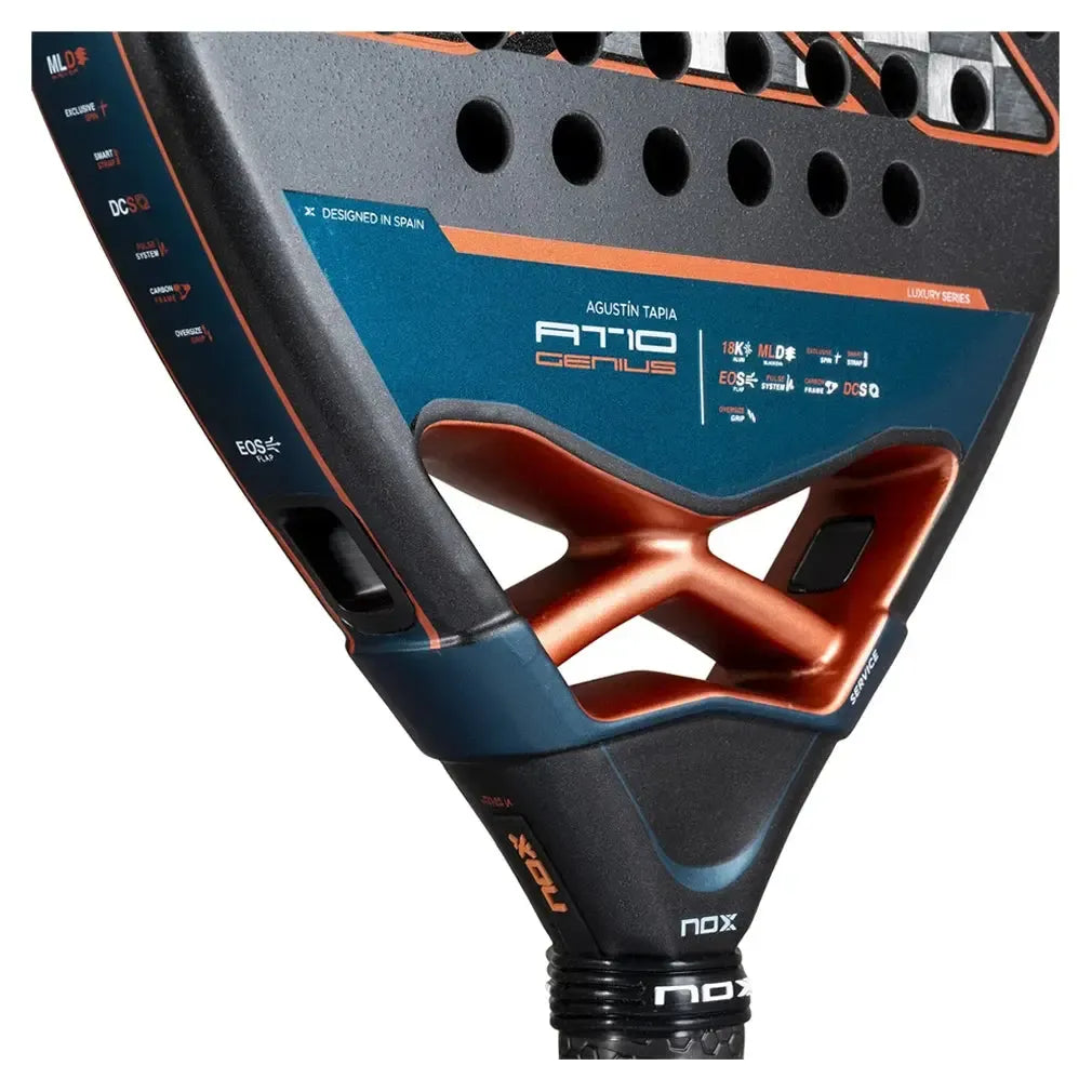 AT10 Genius Attack 18k Alum Padel Racquet