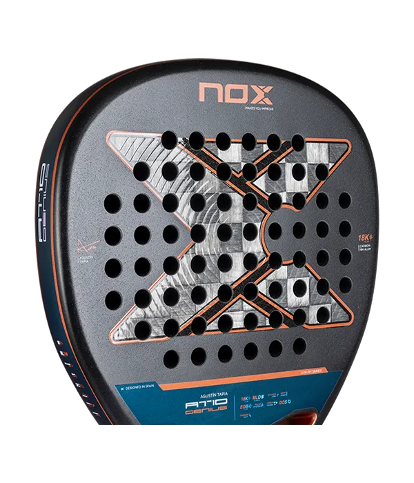 NOX AT10 Genius Attack 18K 2025 Agustín Tapia Padel Racket