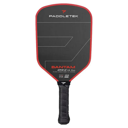 Bantam GTO-C 14.3mm Pickleball Paddle-Racquets-Paddletek-PBGTOR4S-Red1-Tennis Express