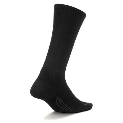 Plantar Fasciitis Relief Cushion Crew Socks Black