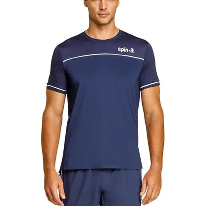 Men's Lionel Short Sleeve Pickleball Tee-Apparel-Spin-It-PM3234-NSC9_1-Tennis Express