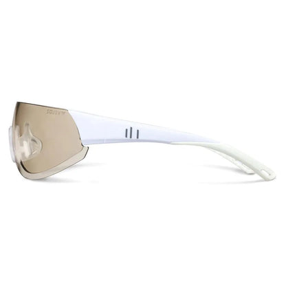 Shield Pickleball Eyewear White and Light Smoke