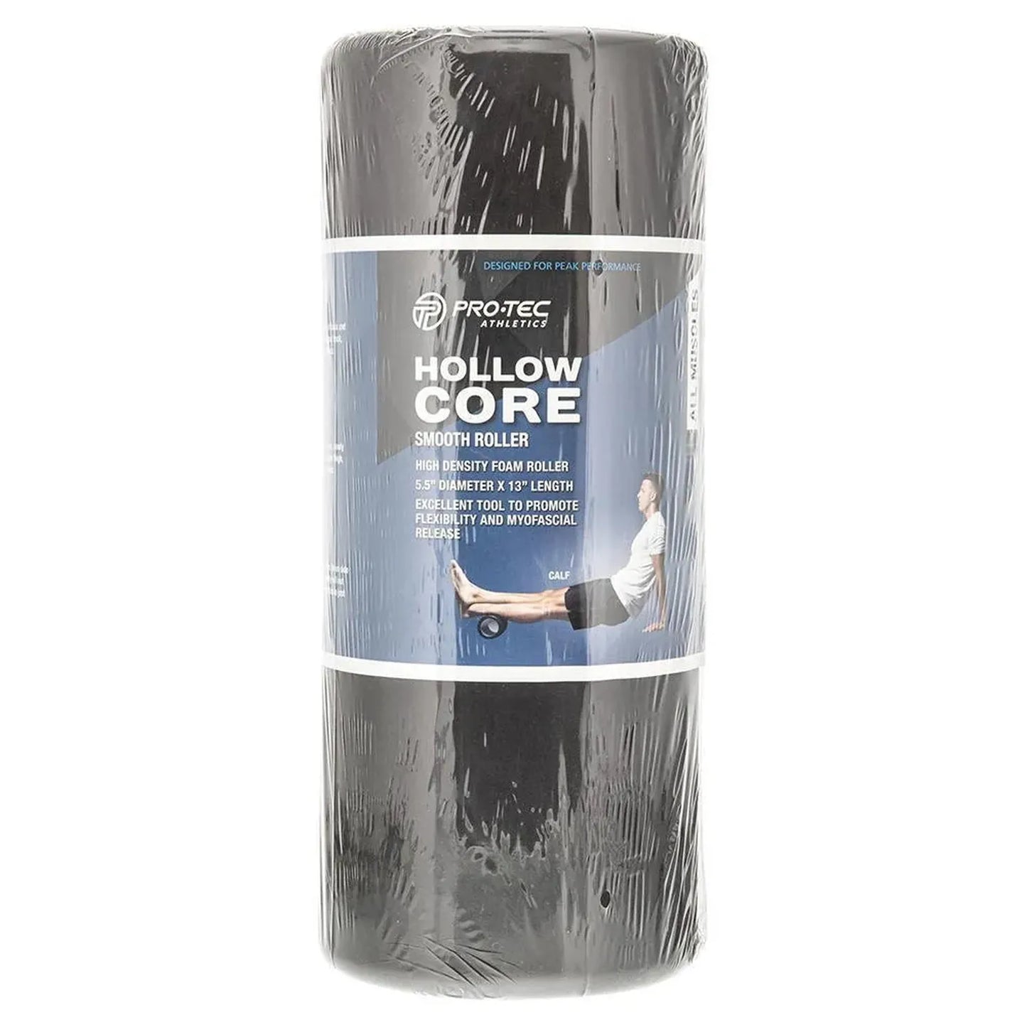 Hollow Core Smooth Roller Blue In and Black Out