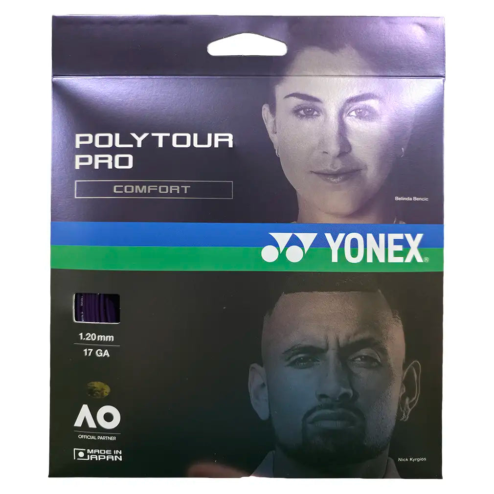 POLYTOUR PRO Tennis String Midnight Purple-Strings-Yonex-PTGP-MP-17-1-Tennis Express