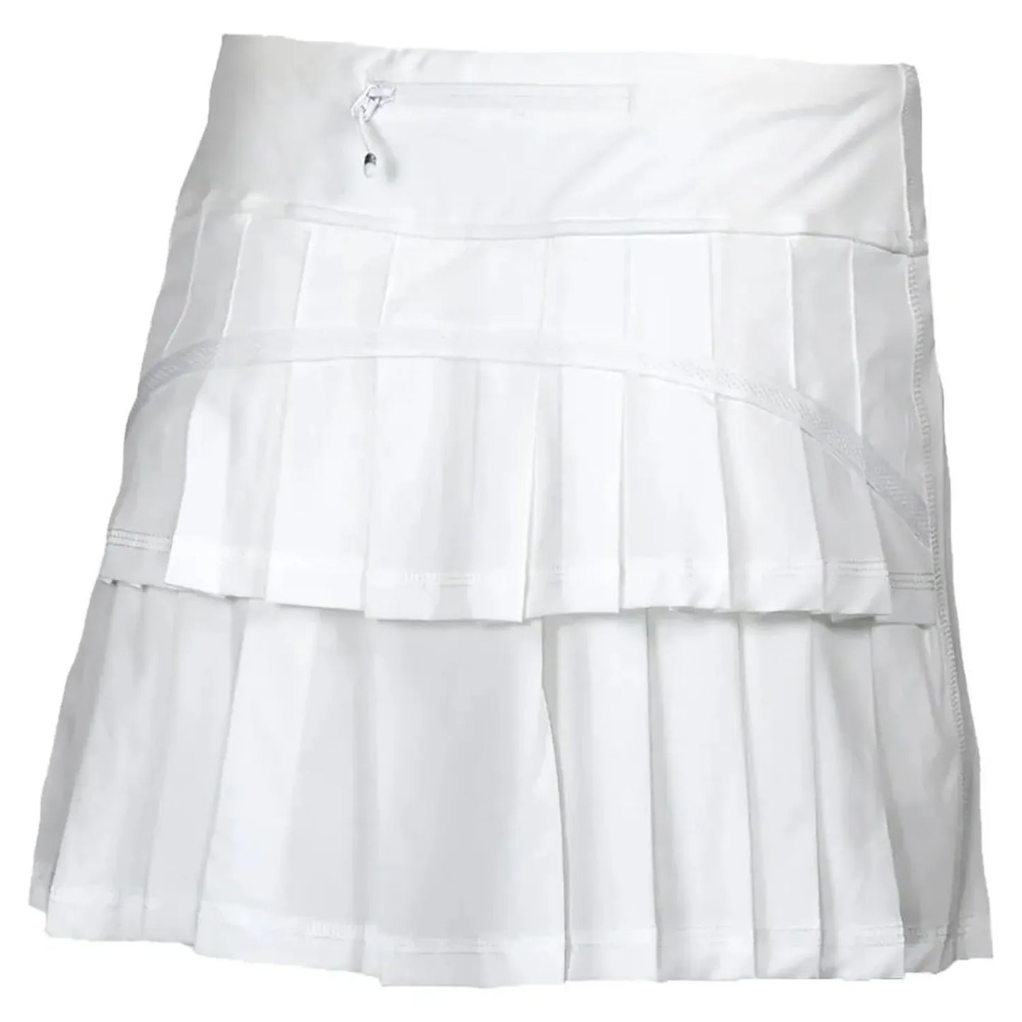 Womens Performance Tennis Skort White-Apparel-Paddletek-PTW03-WU24-2-Tennis Express