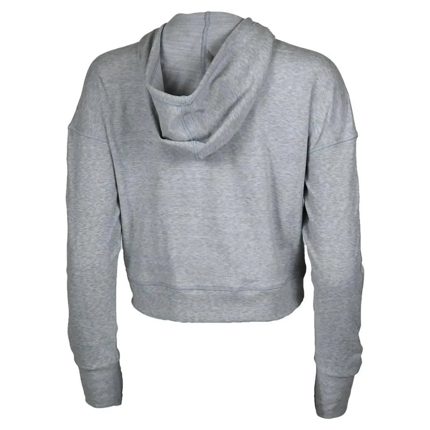 Womens Cropped Fleece Tennis Hoodie Glacier Gray-Apparel-Paddletek-PTW09-GU24-2-Tennis Express