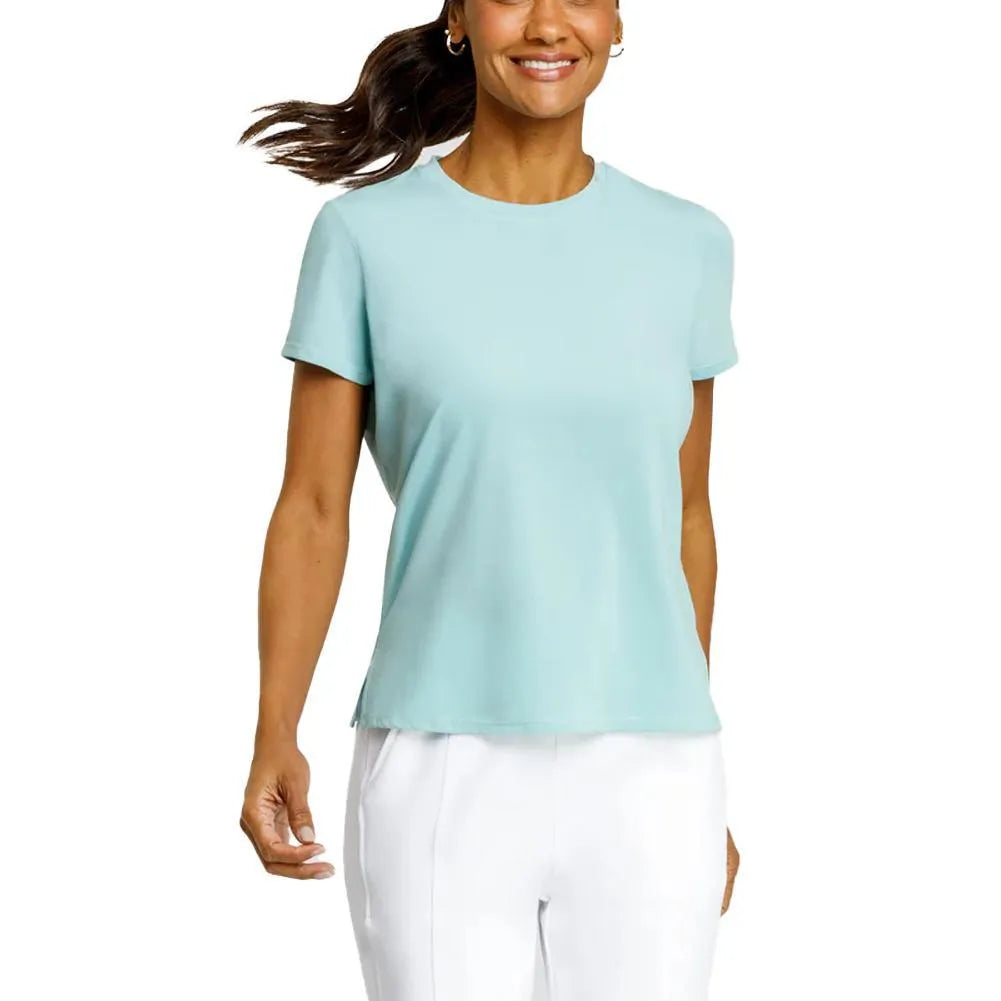 Women's Bijou Boxy Short Sleeve Pickleball Top Aquifer
