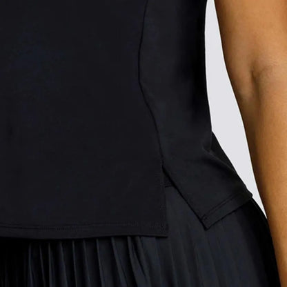 Women's Bijou Short Sleeve Tennis Top Onyx