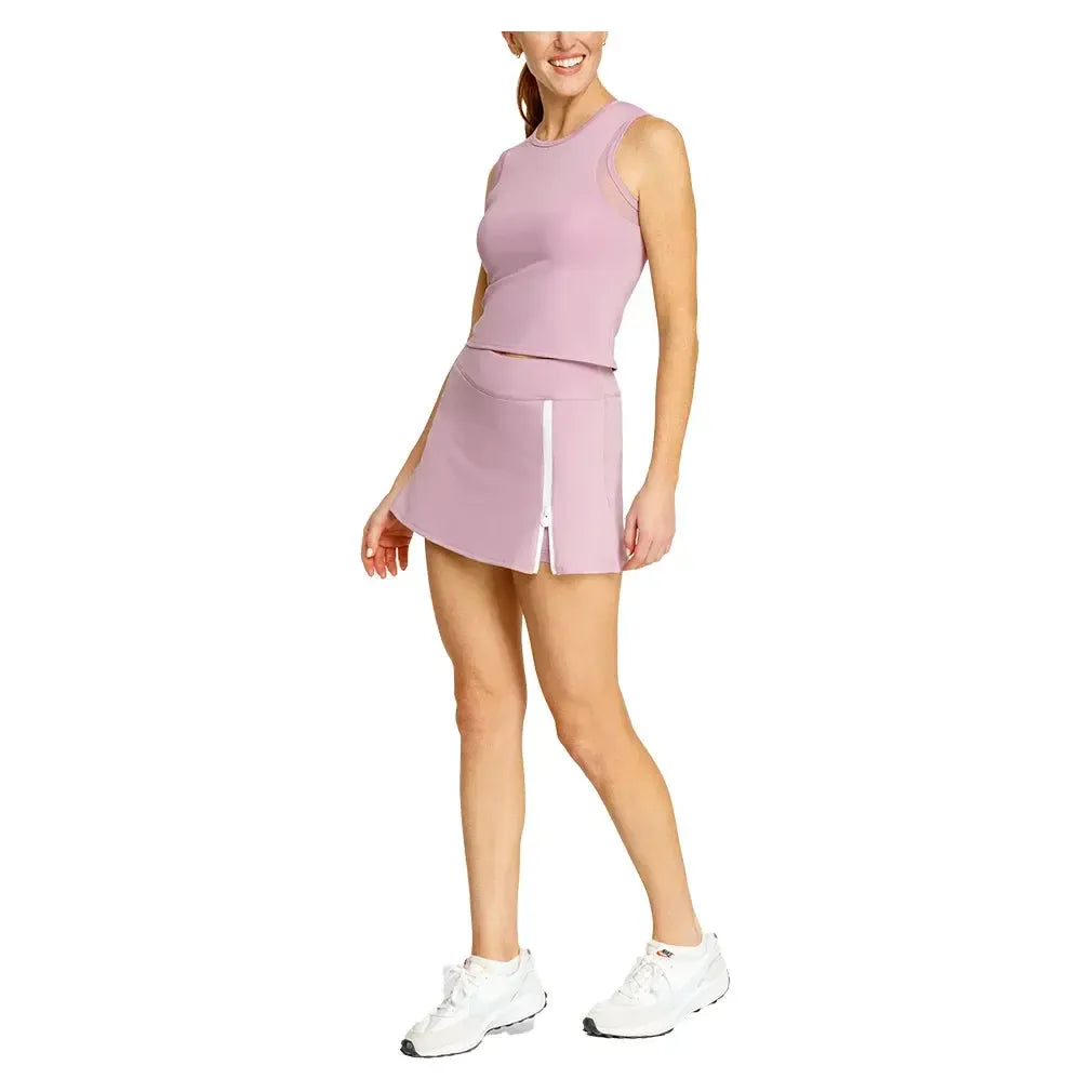 Women's Yana Cropped Pickleball Tank with Bra