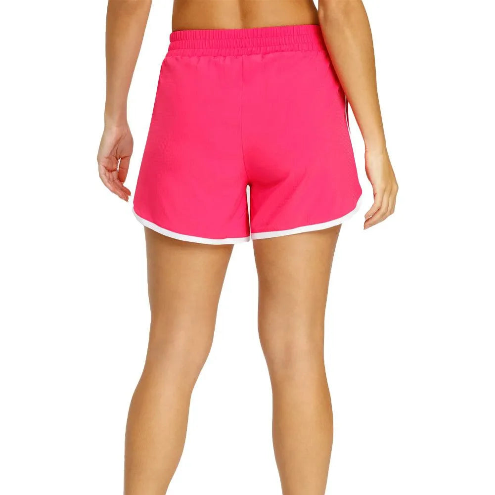 Women's Heath Tennis Shorts with Briefs Vivid Pink